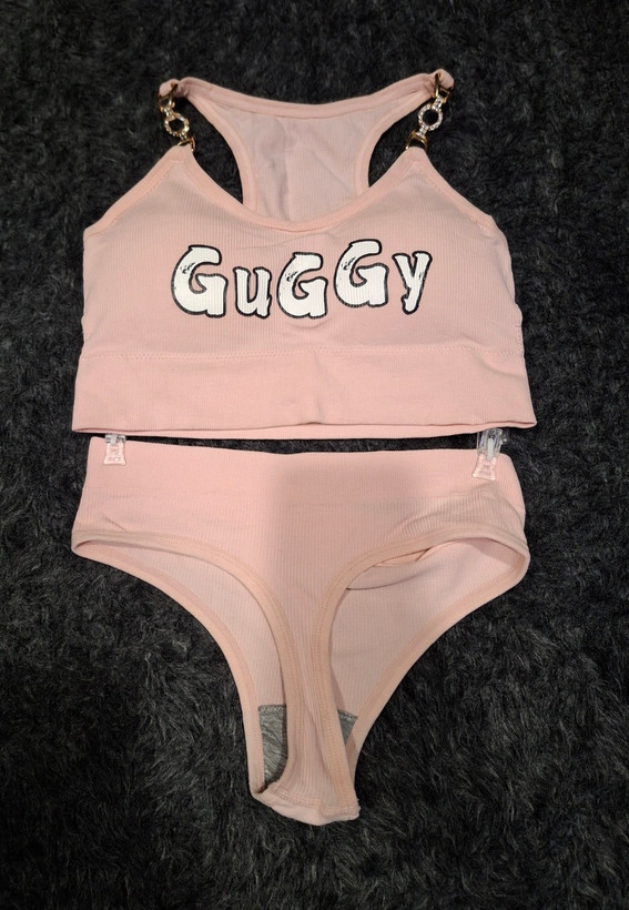 ست نیمتنه و شورت فانتزی مدل GUGGY – دارای بند نگیندار، پارچه کبریتی، کاپ متحرک و قابل شستشو