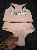 ست نیمتنه و شورت فانتزی مدل GUGGY – دارای بند نگیندار، پارچه کبریتی، کاپ متحرک و قابل شستشو