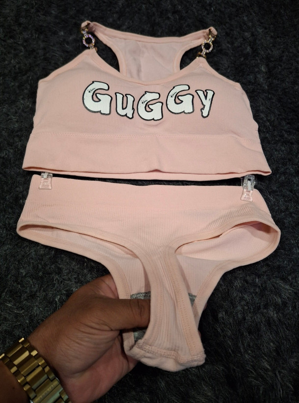 ست نیمتنه و شورت فانتزی مدل GUGGY – دارای بند نگیندار، پارچه کبریتی، کاپ متحرک و قابل شستشو