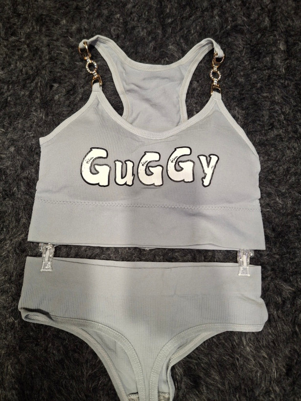 ست نیمتنه و شورت فانتزی مدل GUGGY – دارای بند نگیندار، پارچه کبریتی، کاپ متحرک و قابل شستشو