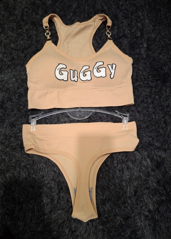 ست نیمتنه و شورت فانتزی مدل GUGGY – دارای بند نگیندار، پارچه کبریتی، کاپ متحرک و قابل شستشو